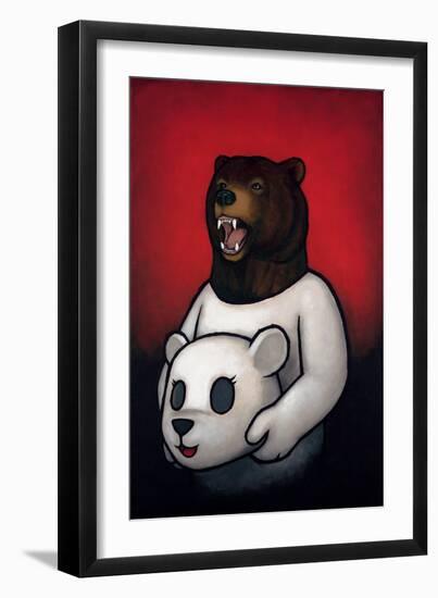 Bear in Mind-Luke Chueh-Framed Premium Giclee Print