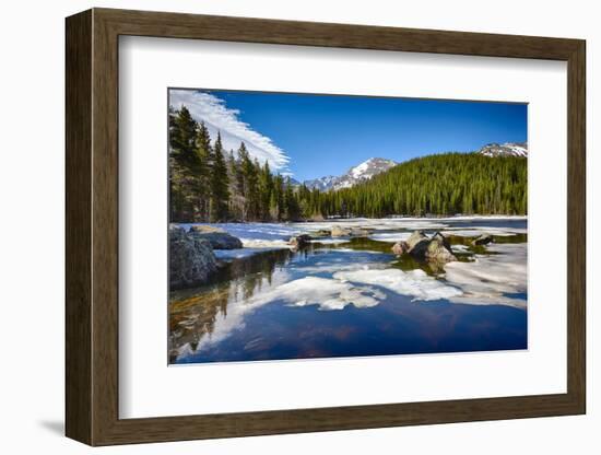 Bear Lake at the Rocky Mountain National Park, Colorado, USA-Nataliya Hora-Framed Photographic Print