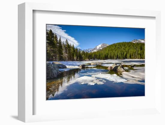 Bear Lake at the Rocky Mountain National Park, Colorado, USA-Nataliya Hora-Framed Photographic Print