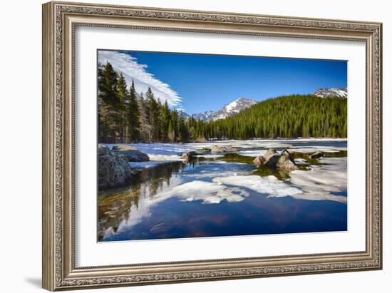 Bear Lake at the Rocky Mountain National Park, Colorado, USA-Nataliya Hora-Framed Photographic Print