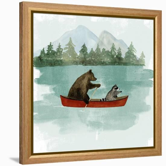 Bear Lake I-Victoria Barnes-Framed Stretched Canvas