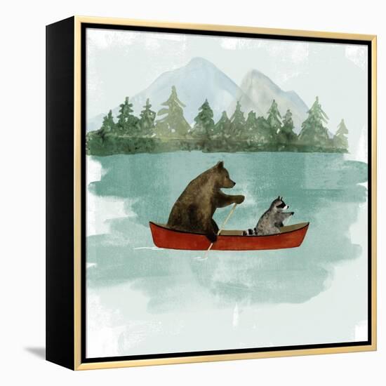 Bear Lake I-Victoria Barnes-Framed Stretched Canvas