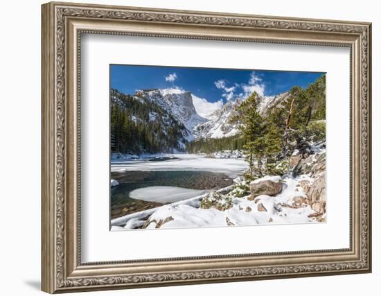 Bear Lake in Winter-Michael Nolan-Framed Photographic Print