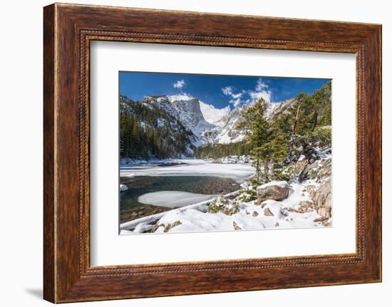 Bear Lake in Winter-Michael Nolan-Framed Photographic Print