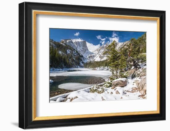 Bear Lake in Winter-Michael Nolan-Framed Photographic Print