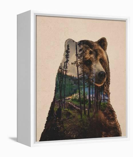 Bear Lake-Davies Babies-Framed Stretched Canvas