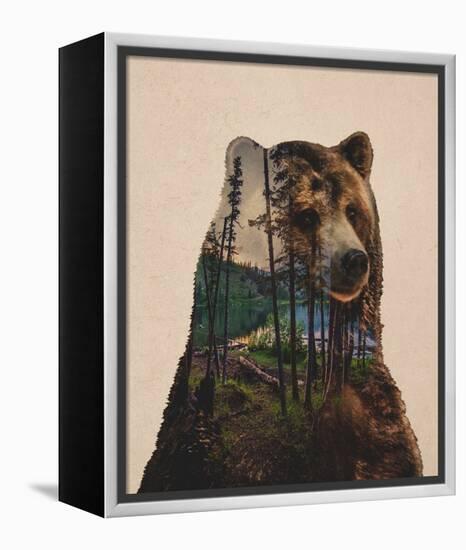 Bear Lake-Davies Babies-Framed Stretched Canvas