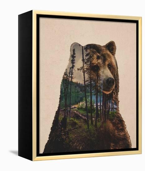 Bear Lake-Davies Babies-Framed Stretched Canvas