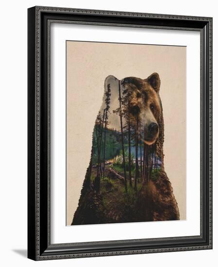 Bear Lake-Davies Babies-Framed Art Print