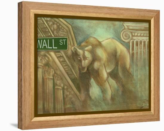 Bear Market-Ethan Harper-Framed Stretched Canvas