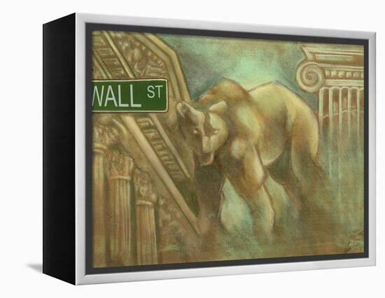 Bear Market-Ethan Harper-Framed Stretched Canvas