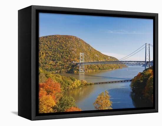 Bear Mountain Bridge spanning the Hudson River-Rudy Sulgan-Framed Premier Image Canvas