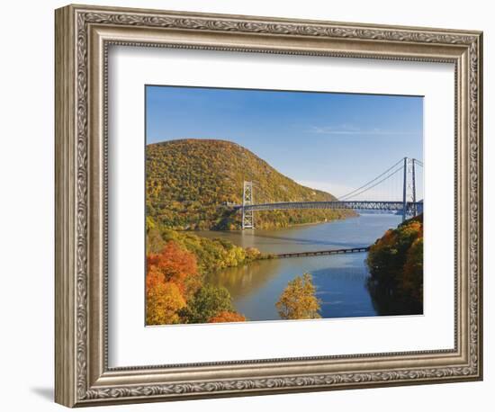 Bear Mountain Bridge spanning the Hudson River-Rudy Sulgan-Framed Photographic Print