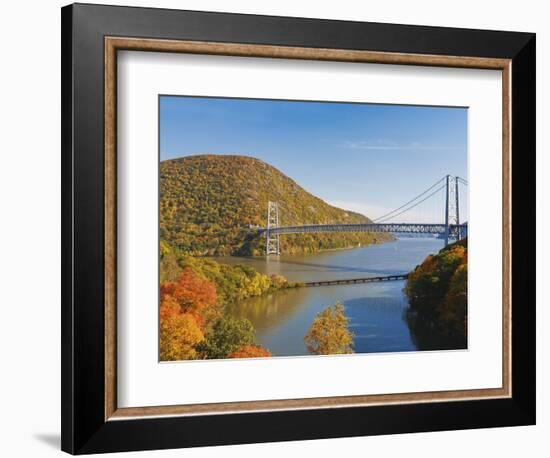 Bear Mountain Bridge spanning the Hudson River-Rudy Sulgan-Framed Photographic Print