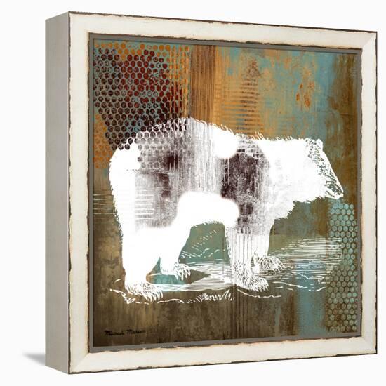 Bear on Abstract-Michael Marcon-Framed Stretched Canvas