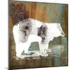 Bear on Abstract-Michael Marcon-Mounted Art Print