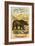 Bear on Book Cover-null-Framed Art Print