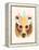 Bear Paper Mask-Florent Bodart-Framed Premier Image Canvas