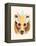 Bear Paper Mask-Florent Bodart-Framed Premier Image Canvas