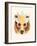 Bear Paper Mask-Florent Bodart-Framed Giclee Print