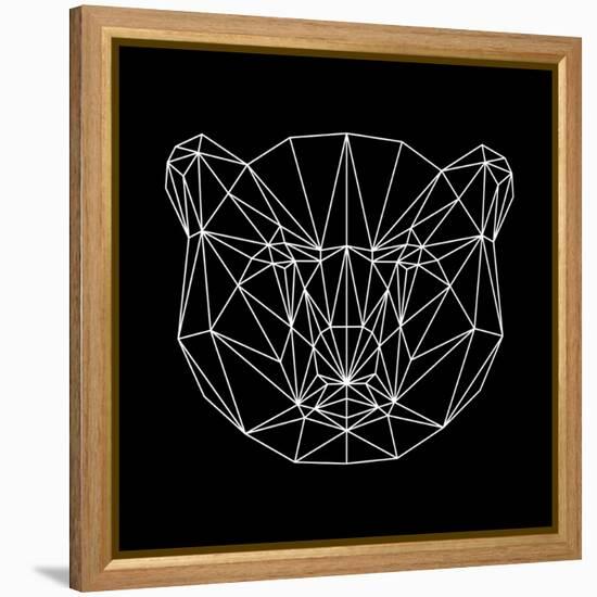 Bear Polygon-Lisa Kroll-Framed Stretched Canvas