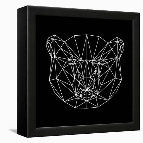 Bear Polygon-Lisa Kroll-Framed Stretched Canvas