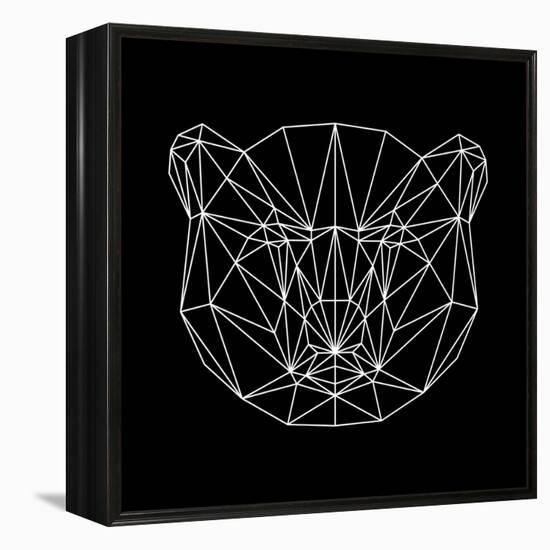 Bear Polygon-Lisa Kroll-Framed Stretched Canvas