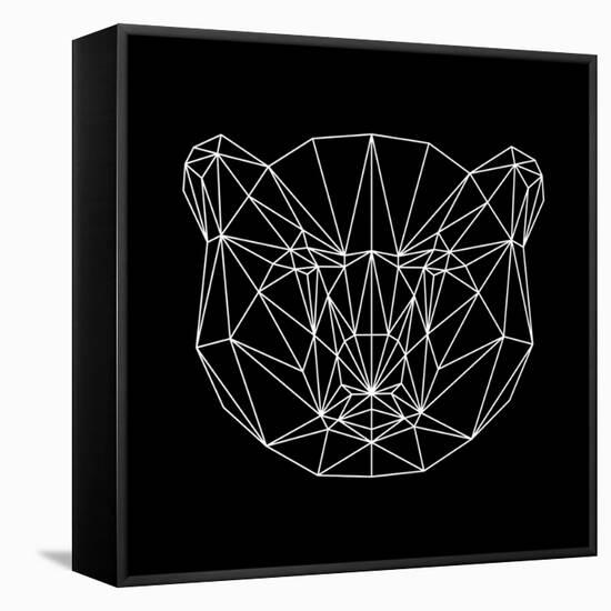 Bear Polygon-Lisa Kroll-Framed Stretched Canvas