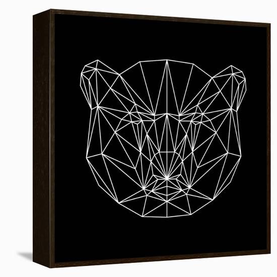 Bear Polygon-Lisa Kroll-Framed Stretched Canvas