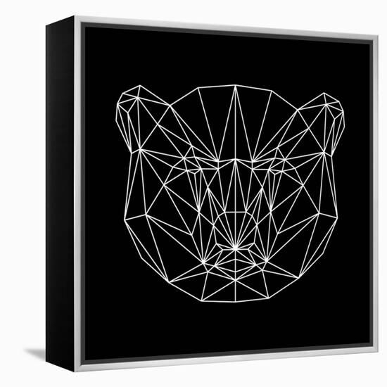 Bear Polygon-Lisa Kroll-Framed Stretched Canvas