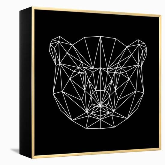 Bear Polygon-Lisa Kroll-Framed Stretched Canvas