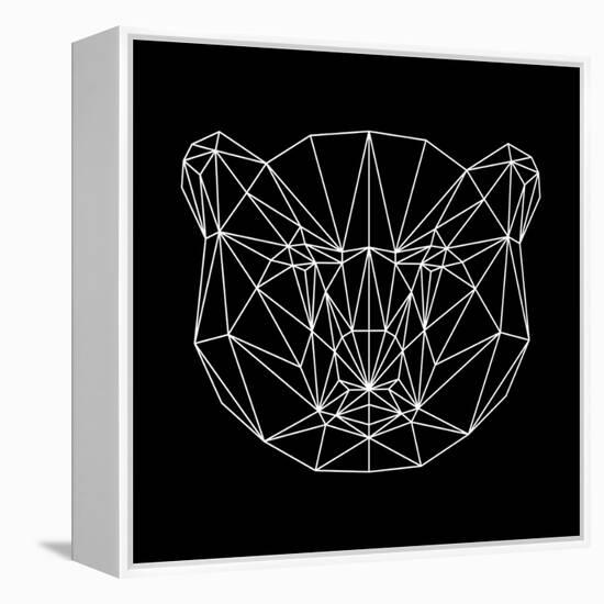 Bear Polygon-Lisa Kroll-Framed Stretched Canvas