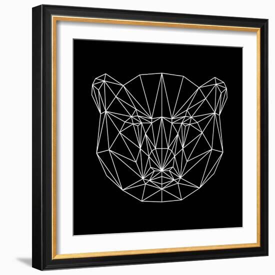 Bear Polygon-Lisa Kroll-Framed Premium Giclee Print