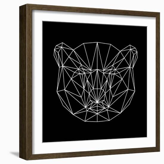 Bear Polygon-Lisa Kroll-Framed Art Print