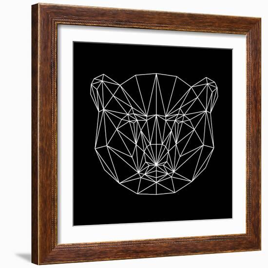 Bear Polygon-Lisa Kroll-Framed Art Print