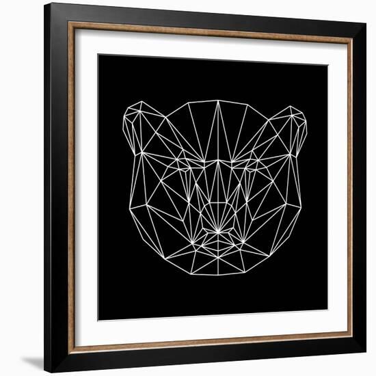 Bear Polygon-Lisa Kroll-Framed Art Print