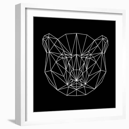 Bear Polygon-Lisa Kroll-Framed Art Print