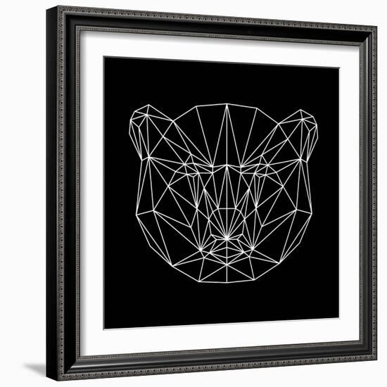 Bear Polygon-Lisa Kroll-Framed Art Print