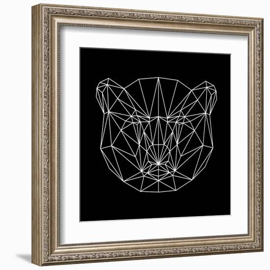 Bear Polygon-Lisa Kroll-Framed Art Print