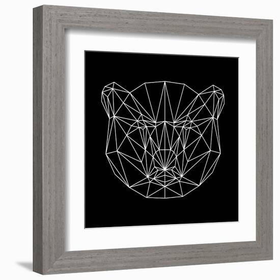 Bear Polygon-Lisa Kroll-Framed Art Print