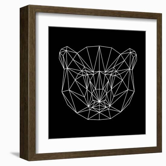 Bear Polygon-Lisa Kroll-Framed Art Print