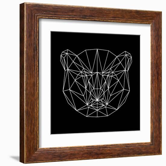 Bear Polygon-Lisa Kroll-Framed Art Print