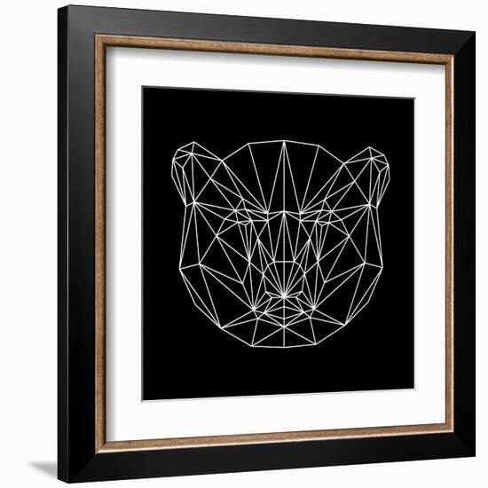 Bear Polygon-Lisa Kroll-Framed Art Print