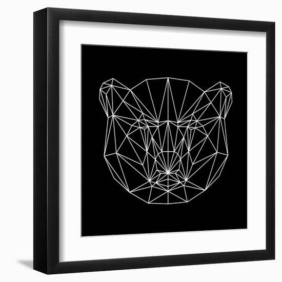 Bear Polygon-Lisa Kroll-Framed Art Print