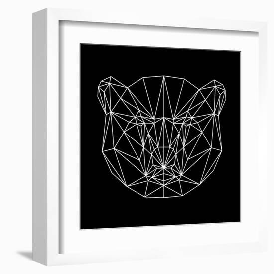 Bear Polygon-Lisa Kroll-Framed Art Print