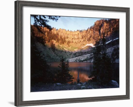 Bear River Range, Cache National Forest, Upper Bloomington Lake, Idaho, USA-Scott T. Smith-Framed Photographic Print
