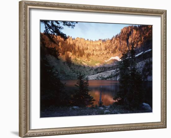 Bear River Range, Cache National Forest, Upper Bloomington Lake, Idaho, USA-Scott T. Smith-Framed Photographic Print