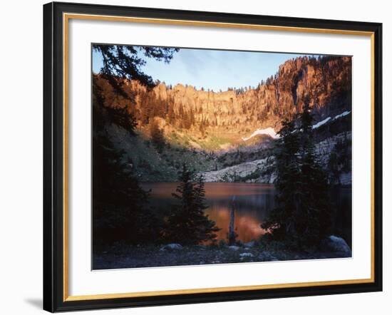 Bear River Range, Cache National Forest, Upper Bloomington Lake, Idaho, USA-Scott T. Smith-Framed Photographic Print