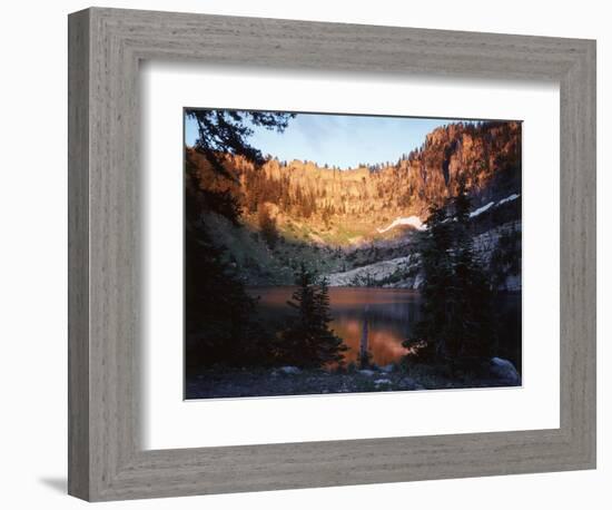 Bear River Range, Cache National Forest, Upper Bloomington Lake, Idaho, USA-Scott T. Smith-Framed Photographic Print