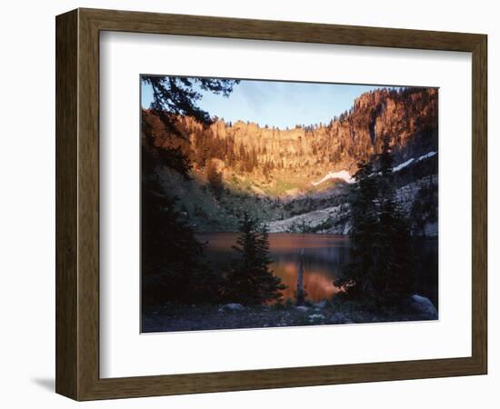 Bear River Range, Cache National Forest, Upper Bloomington Lake, Idaho, USA-Scott T. Smith-Framed Photographic Print